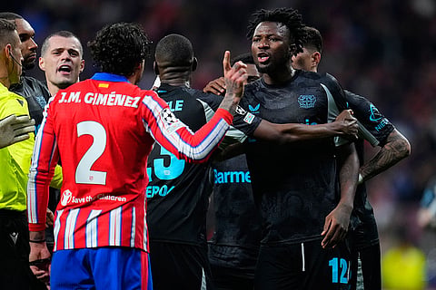 Soccer Champions League: Bayer Leverkusen vs Atletico Madrid