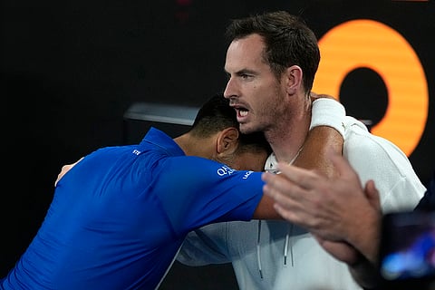 Australian Open 2025: Novak Djokovic celebrates with coach Andy Murry