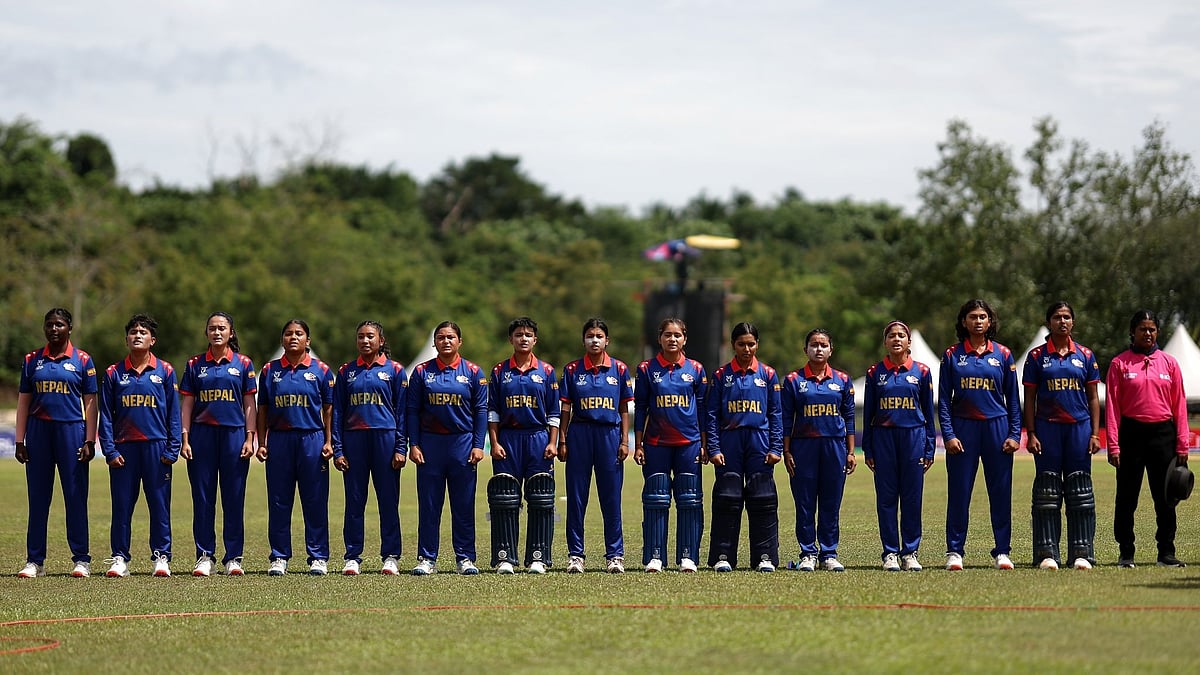 Photo: X/CricketNep : The Nepal U-19 women's cricket team.