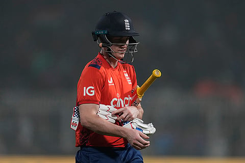 IND vs ENG 1st T20: England's Harry Brook walks off the field