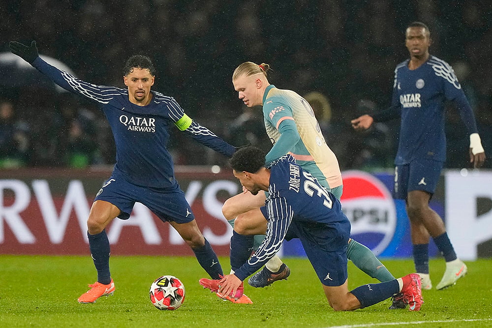 UEFA Champions League Football - Paris Saint-Germain vs Manchester City_Erling Haaland
