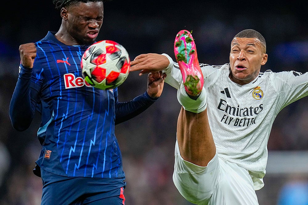 Spain Soccer Champions League: Real Madrid vs FC Salzburg