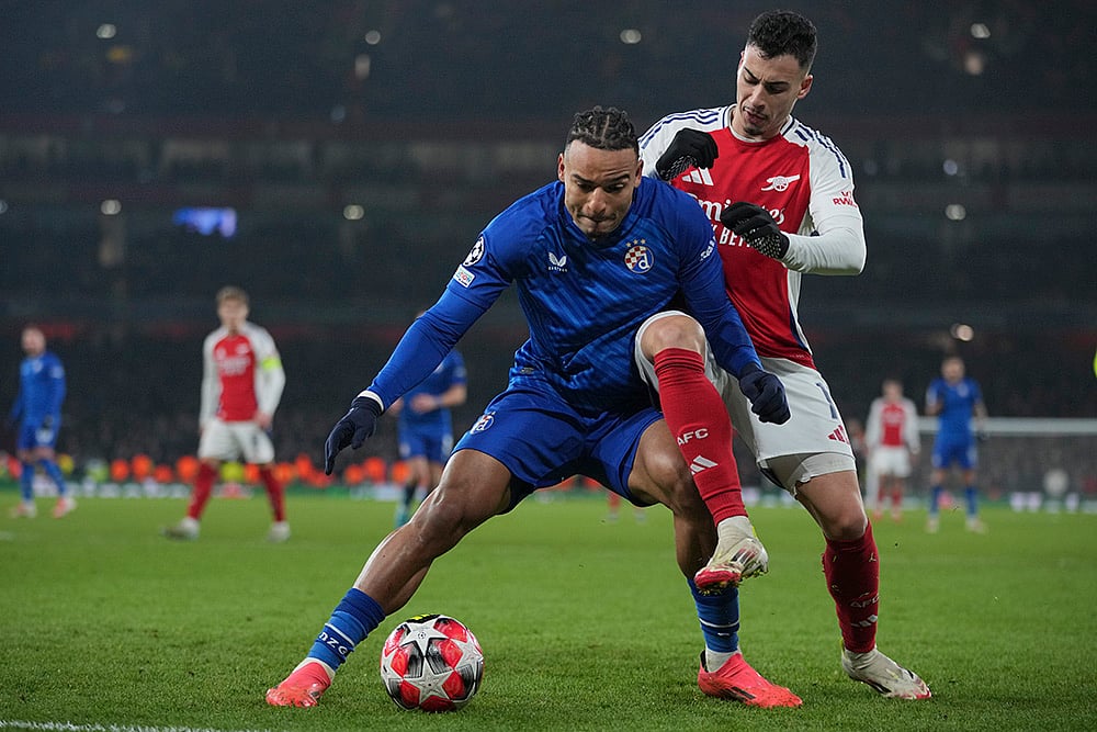 UEFA Champions League Football - Arsenal and Dinamo Zagreb_Samy Mmaee