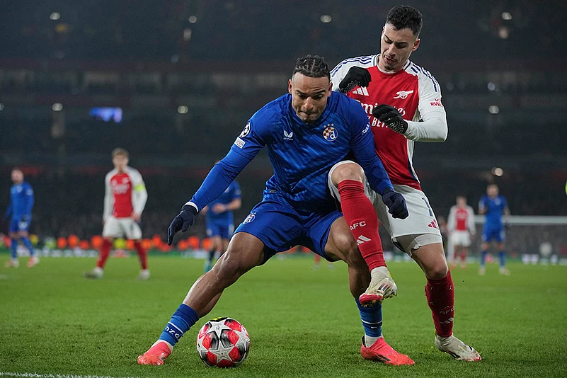 UEFA Champions League Football - Arsenal and Dinamo Zagreb_Samy Mmaee