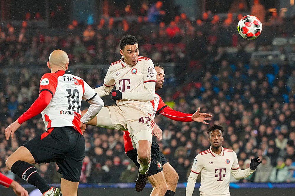 UEFA Champions League Football - Feyenoord vs Bayern Munich_Jamal Musiala