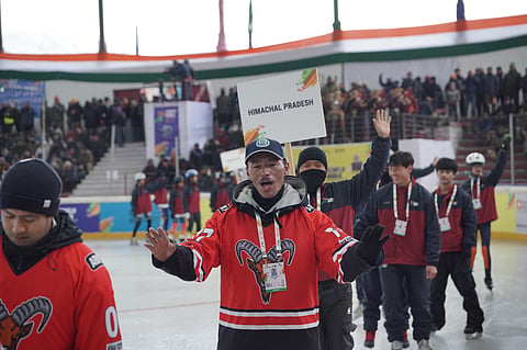 Team Himachal Pradesh at the Khelo India Winter Games
