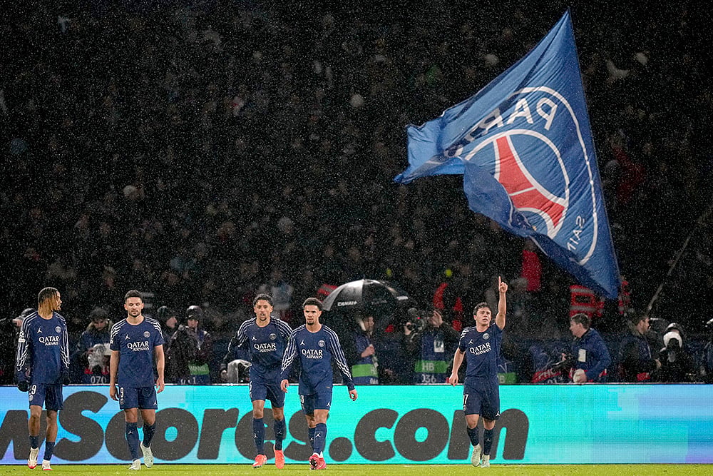 UEFA Champions League Football - Paris Saint-Germain vs Manchester City_ Joao Neves 
