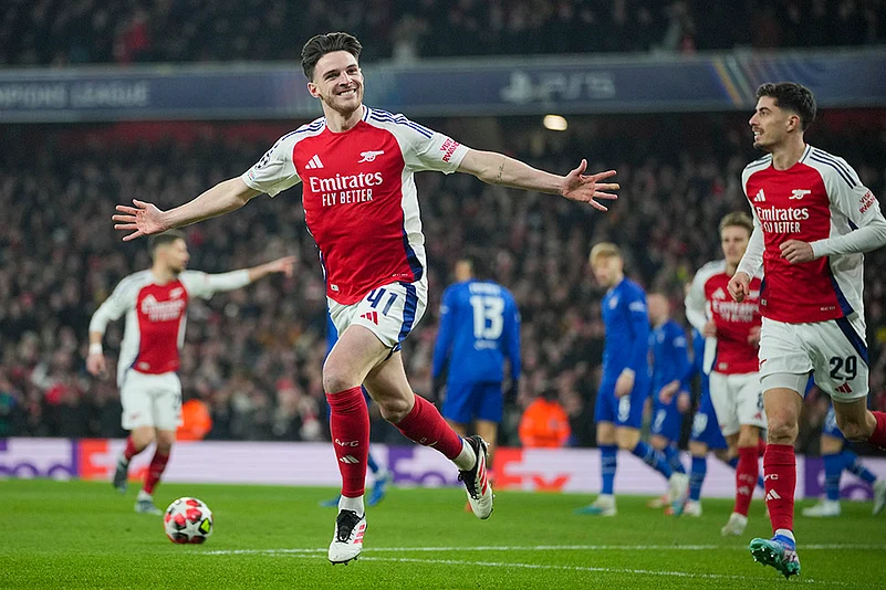 UEFA Champions League Football - Arsenal and Dinamo Zagreb_Declan Rice
