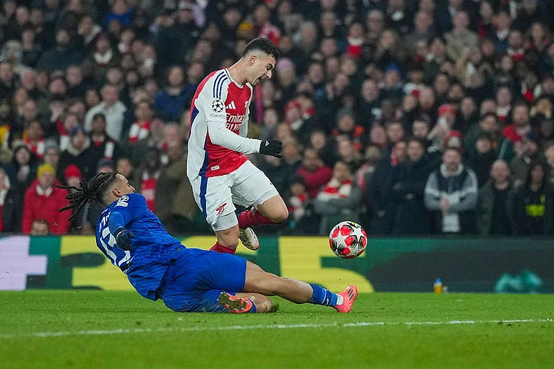 UEFA Champions League Football - Arsenal and Dinamo Zagreb_Gabriel Martinelli