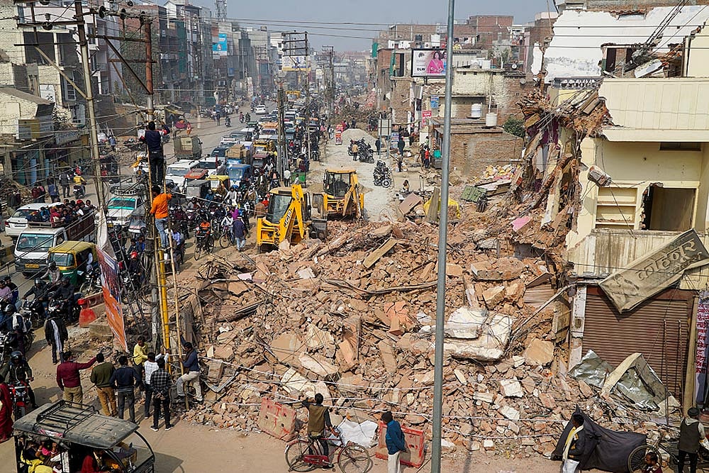 Demolition in Varanasi