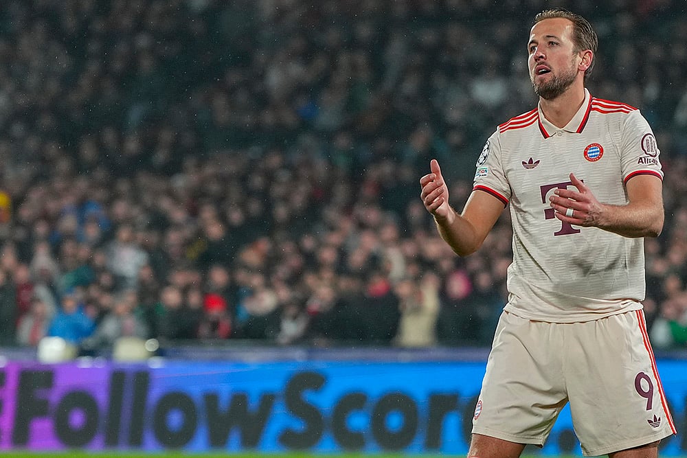 UEFA Champions League Football - Feyenoord vs Bayern Munich_Harry Kane 