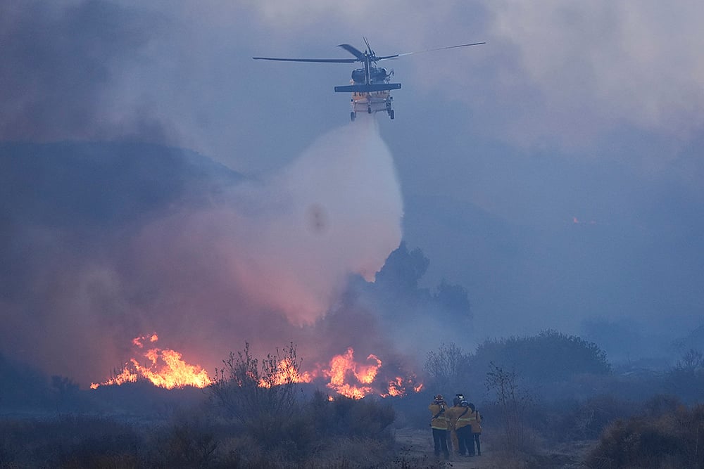 US Fire season California Wildfires -Hughes Fire