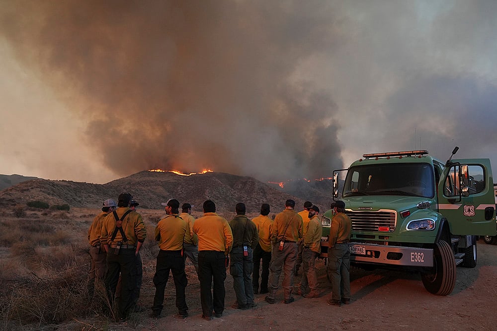 US Fire season California Wildfires -Hughes Fire