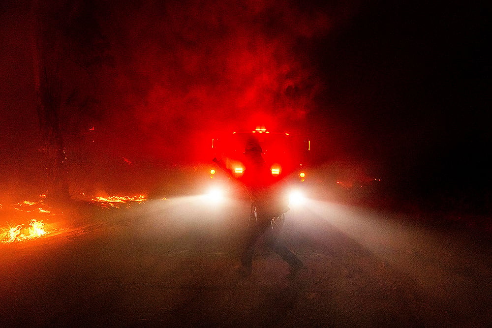 US Fire season California Wildfires -Hughes Fire