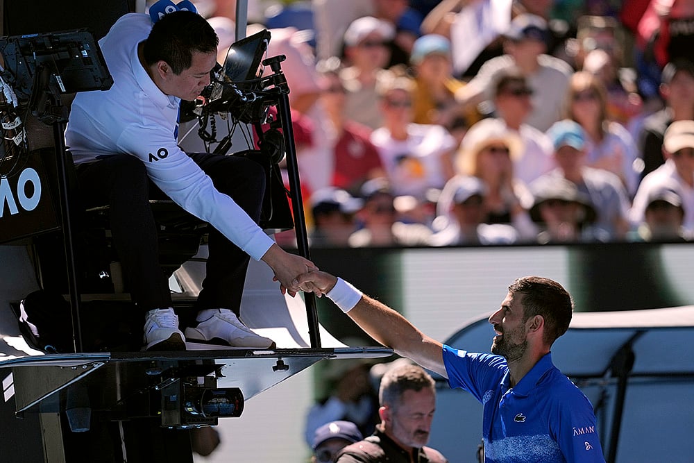 Australian Open 2025 mens Singles Semi-final - Novak Djokovic vs Alexander Zverev