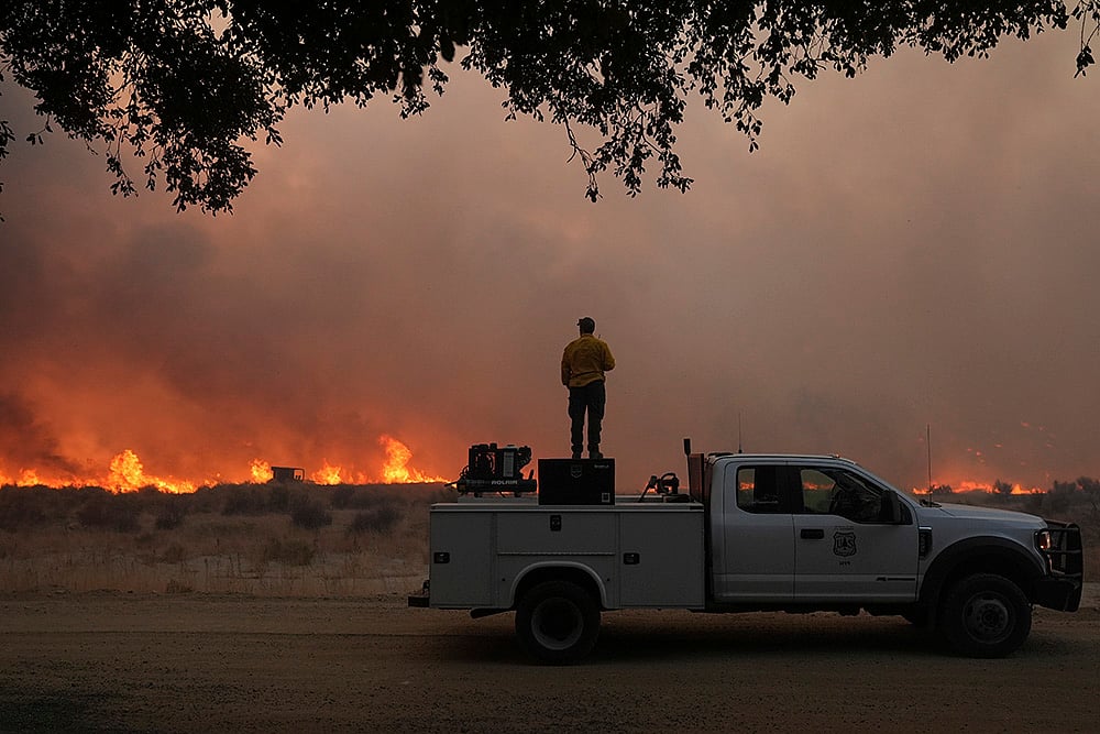 US Fire season California Wildfires -Hughes Fire
