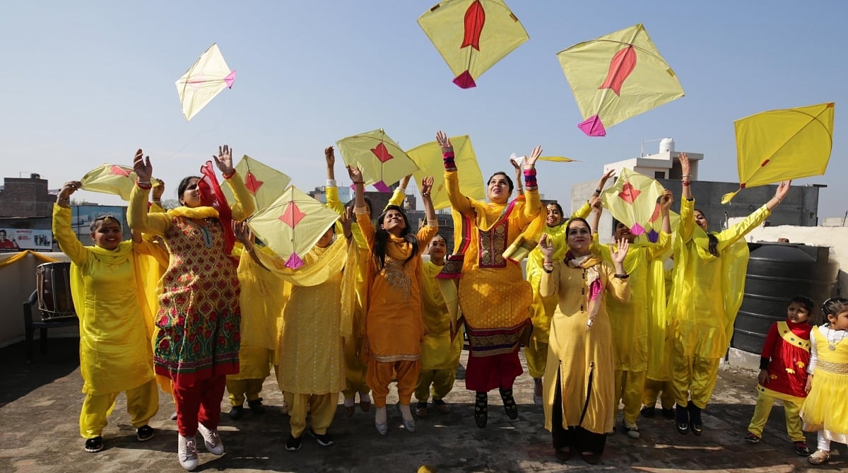 Wearing yellow on Vasant Panchami