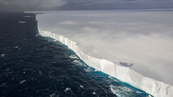 The worlds largest iceberg A23a off the coast of Antarctica