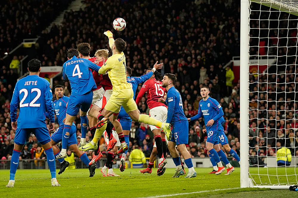UEFA Europa League 2024-25- Manchester United vs Glasgow Rangers -Jack Butland
