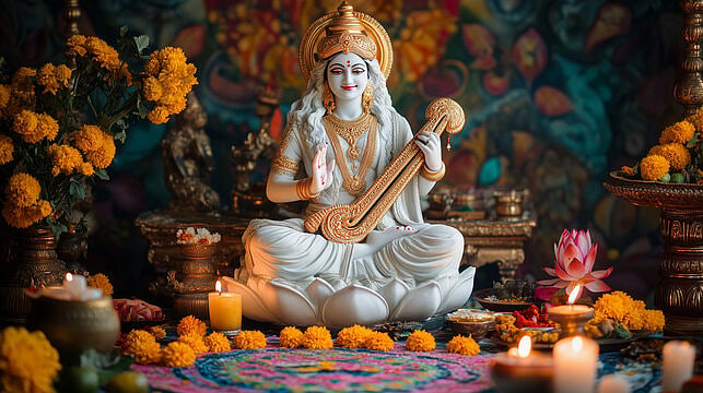 Hindu goddess of knowledge - Saraswati