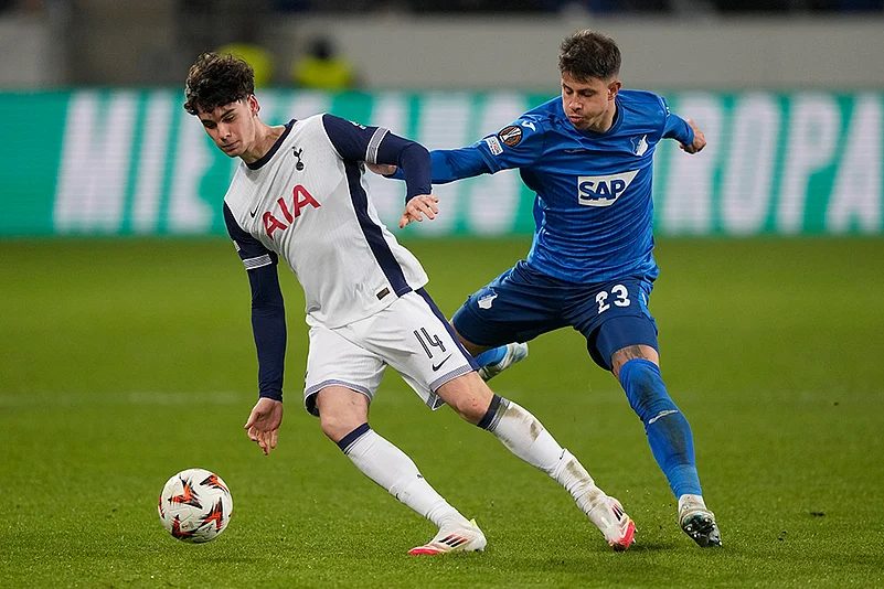 UEFA Europa League 2024-25- Hoffenheim vs Tottenham -Archie Gray