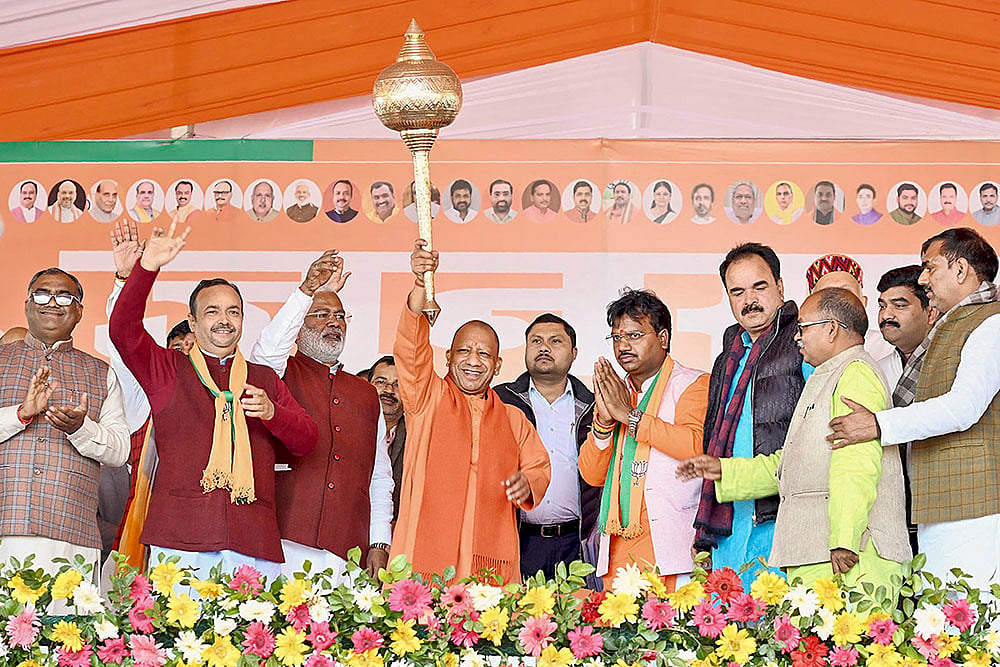UPs Milkipur bypoll: Adityanath campaigns
