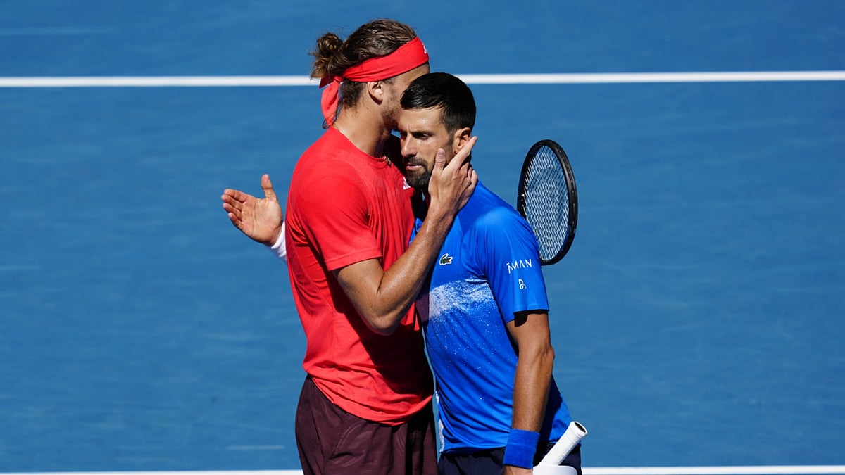 Novak Djokovic retired from his clash with Alexander Zverev