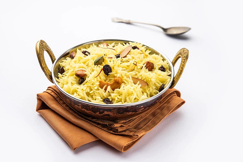 Zarda Pulao