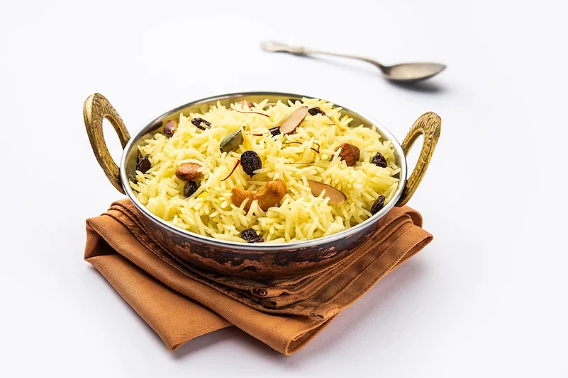 Zarda Pulao