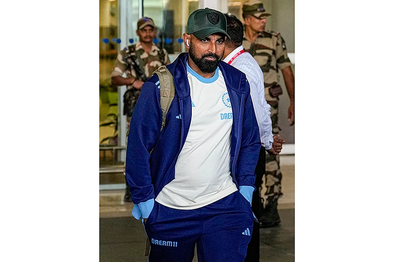 Indian team arrival ahead of 2nd T20I in Chennai-Mohammed Shami