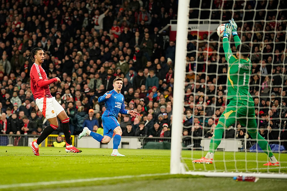 UEFA Europa League 2024-25- Manchester United vs Glasgow Rangers -Altay Bayindir