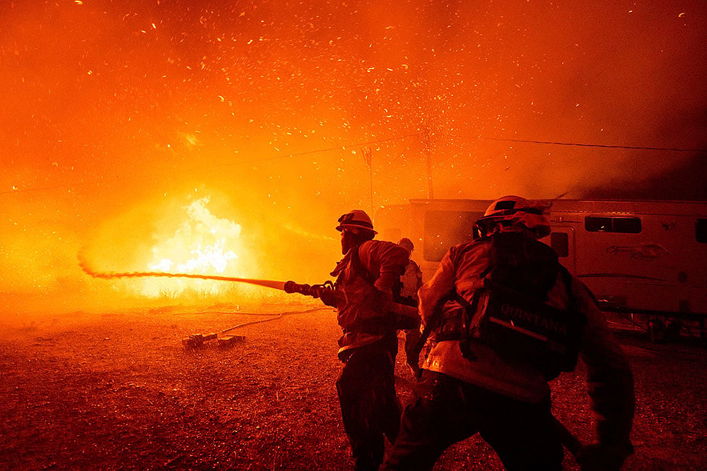 US Fire season California Wildfires -Hughes Fire