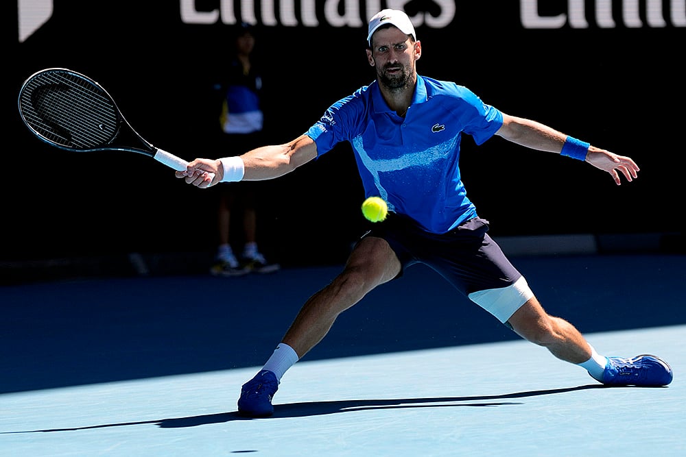 Australian Open 2025 mens Singles Semi-final - Novak Djokovic vs Alexander Zverev