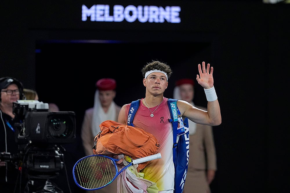 Australian Open Tennis 2025 Semi-final  - Jannik Sinner vs Ben Shelton