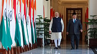 PM Modi Addresses Indonesian Parliament, Invokes Shared Cultural and Economic Heritage X/@narendramodi : PM Narendra Modi with Indonesian President Prabowo Subianto