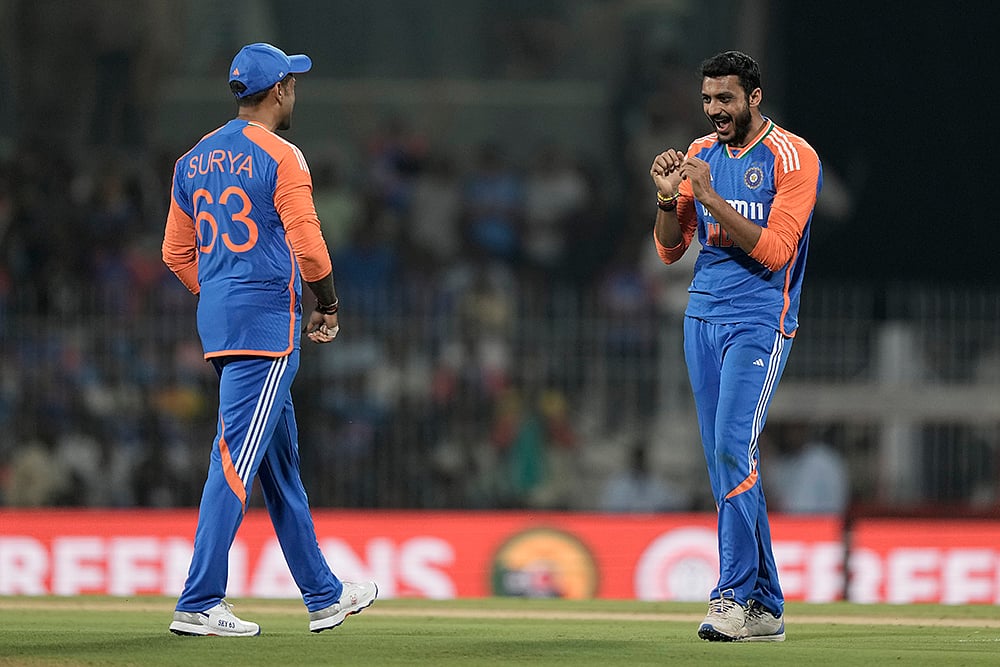 India vs England Cricket IND vs ENG 2nd T20 Match at Chennai: Axar Patel
