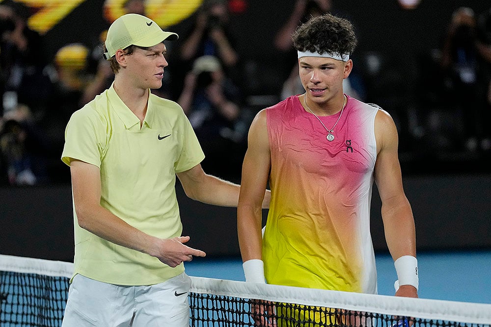 Australian Open Tennis 2025 Semi-final  - Jannik Sinner vs Ben Shelton