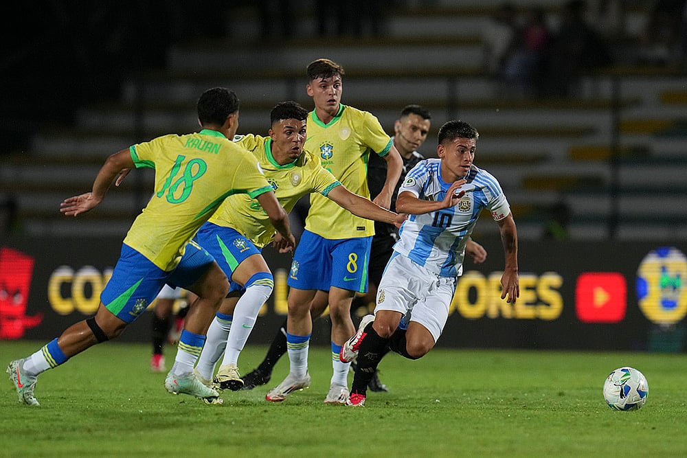 South American U-20 Championship - Brazil U-20 Vs Argentina U-20_Claudio Echeverri