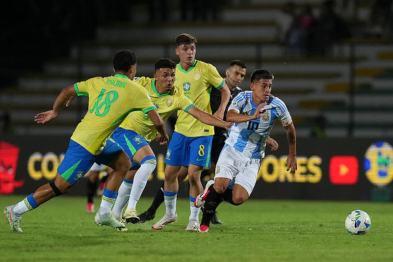 South American U-20 Championship - Brazil U-20 Vs Argentina U-20_Claudio Echeverri