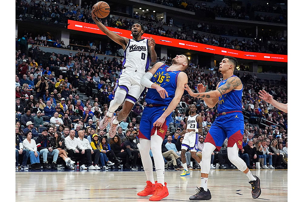 NBA Basketball 2024-25 - Denver Nuggets vs Sacramento Kings game - Nikola Jokic