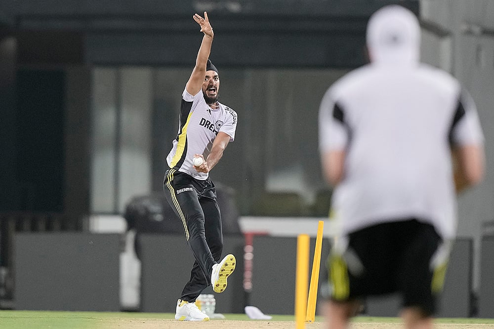 India Vs England T20 Cricket series - Team India practice session -Arshdeep Singh