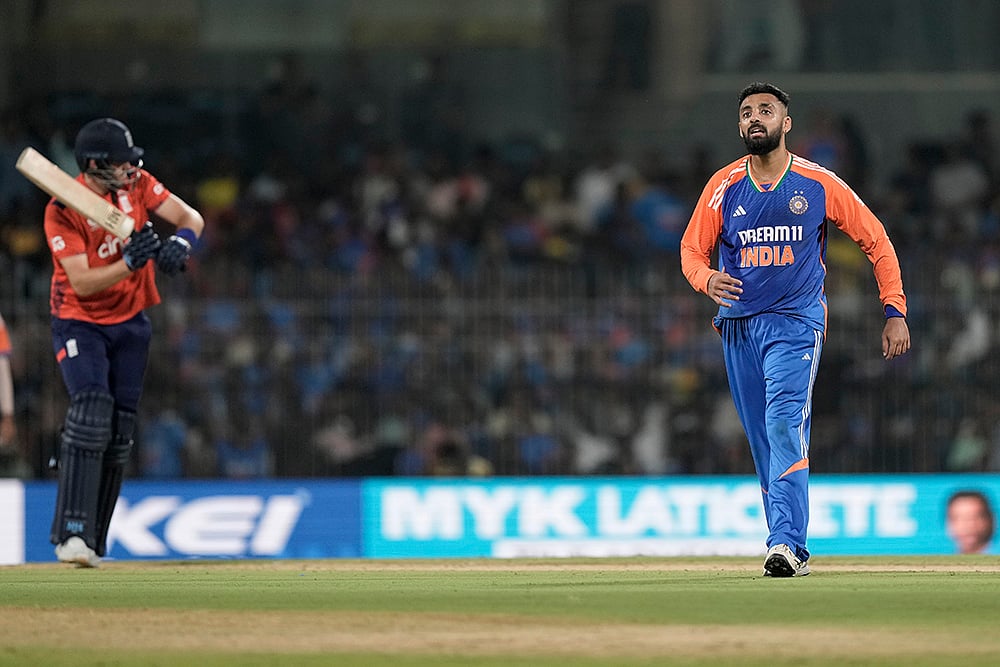 India vs England Cricket IND vs ENG 2nd T20 Match at Chennai: Varun Chakravarthy