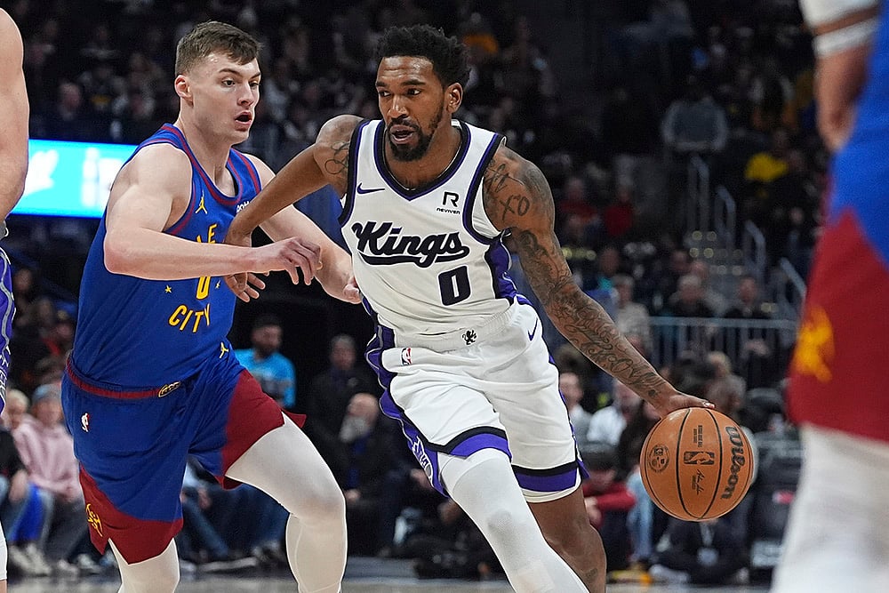 NBA Basketball 2024-25 - Denver Nuggets vs Sacramento Kings game - Malik Monk
