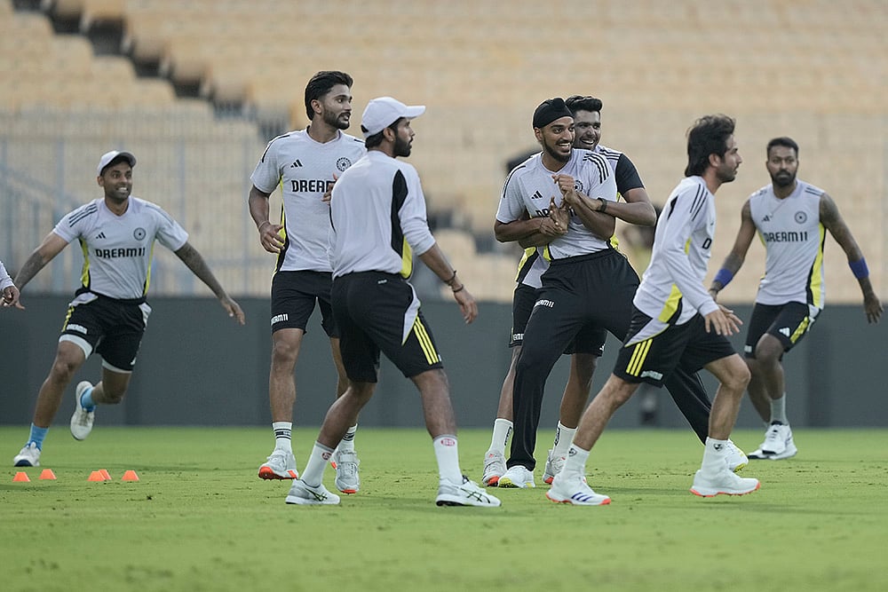 India Vs England T20 Cricket series - Team India practice session 
