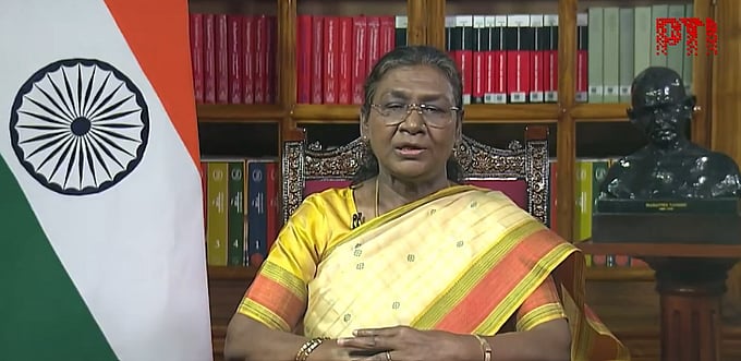 President Droupadi Murmu addressed the nation  on the eve of 76th Republic Day 