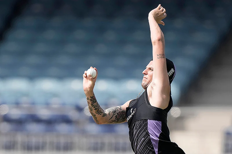 India Vs England T20 Cricket series - Team England practice session -Brydon Carse