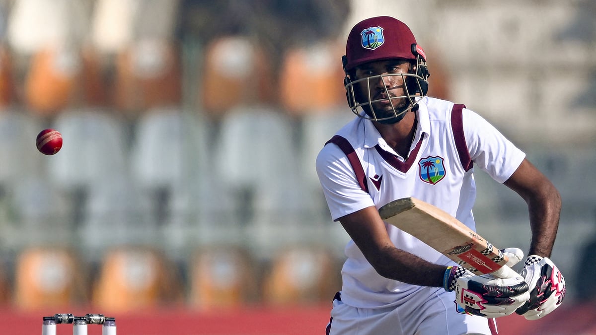 Kraigg Brathwaite posted a vital half-century in Multan