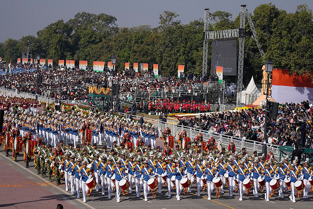 Photo: AP/Channi Anand : Google’s Doodle For India’s Republic Day, Trump Calls Egypt, Jordan To Take Palestinian Refugees And More | January 26 News Wrap