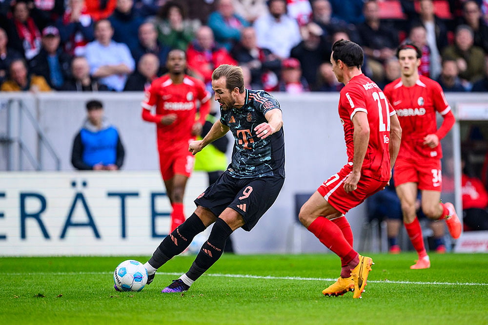 Bundesliga Soccer Match: Freiburg vs Bayern Munich
