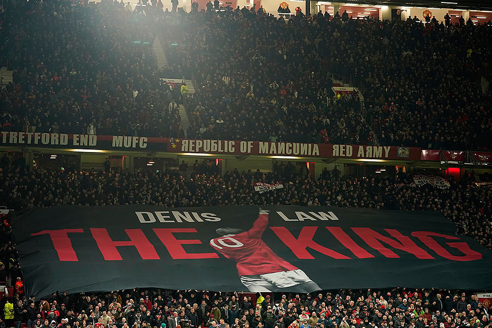 Manchester Uniteds Denis Law